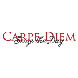 Seize The Day Trajan Pro Wall Quotes™ Decal