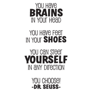 Brains Dr. Seuss Wall Quotes™ Decal