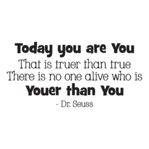 You Are You Wall Quotes™ Decal