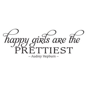 Happy Girls Fancy Wall Quotes™ Decal
