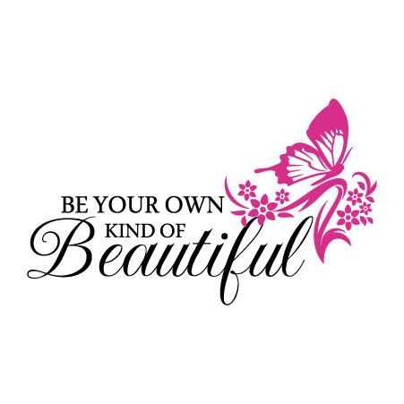Own Kind of Beautiful Butterfly Wall Quotes™ Decal