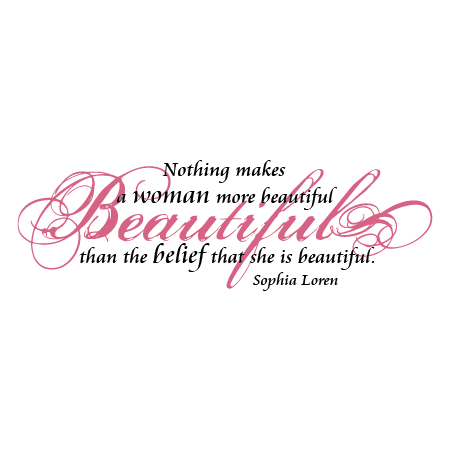 Sophia Loren Beautiful Wall Quotes™ Decal