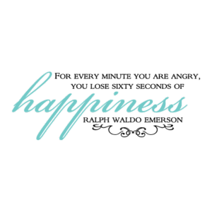 Happiness Emerson Wall Quotes™ Decal