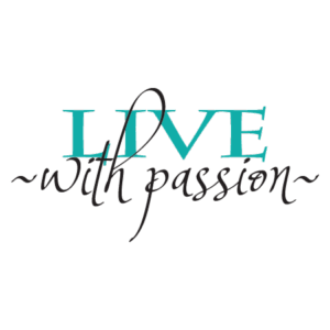 Live With Passion Wall Quotes™ Decal