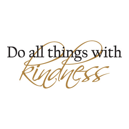 All Things With Kindness Wall Quotes™ Decal