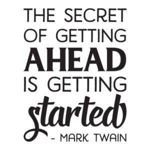 Get Started Wall Quotes™ Decal