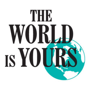 The World Is Yours Earth Silhouette Wall Quotes™ Decal