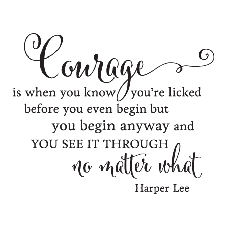 See It Through No Matter What Wall Quotes™ Decal