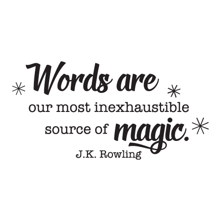 Words Are Magic Wall Quotes™ Decal