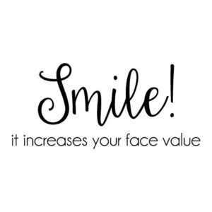 Smile! Wall Quotes™ Decal