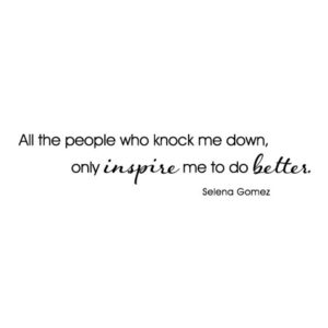 Inspire Me To Do Better Wall Quotes™ Decal