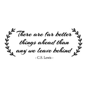 Far Better Things Ahead Wall Quotes™ Decal