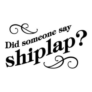 Did Someone Say Shiplap Wall Quotes™ Decal