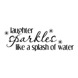  Laughter Sparkles Wall Quotes™ Decal