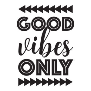Good Vibes Only Wall Quotes™ Decal