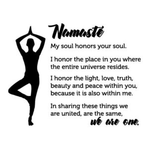 Namasté Wall Quotes™ Decal