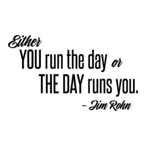 Run The Day Wall Quotes™ Decal