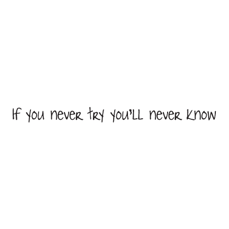 You'll Never Know Wall Quotes™ Decal