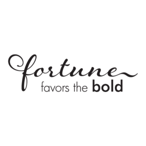 Fortune Favors the Bold Wall Quotes™ Decal