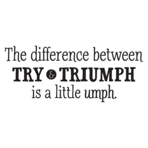 A Little Umph Wall Quotes™ Decal
