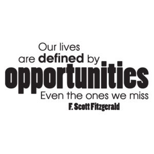 Defined by Opportunity Wall Quotes™ Decal