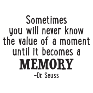 Value of a Moment Wall Quotes™ Decal