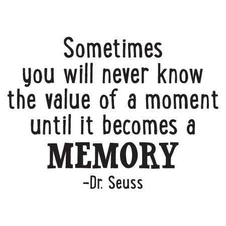 Value of a Moment Wall Quotes™ Decal