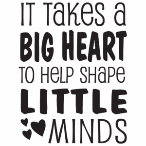 It Takes A Big Heart Wall Quotes™ Decal