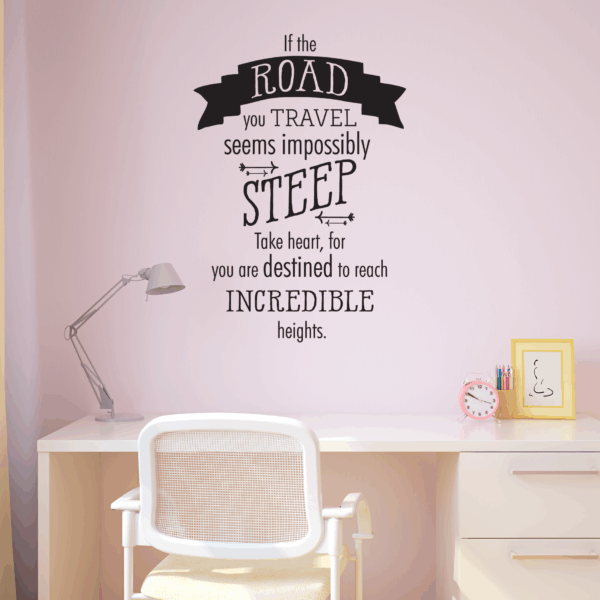 If the Road You Travel Wall Quotes™ Decal