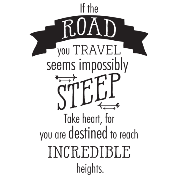 If the Road You Travel Wall Quotes™ Decal