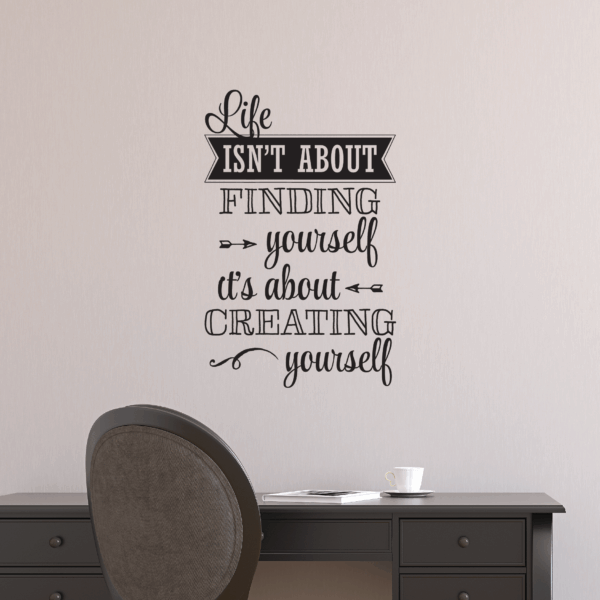 Creating Yourself Wall Quotes™ Decal