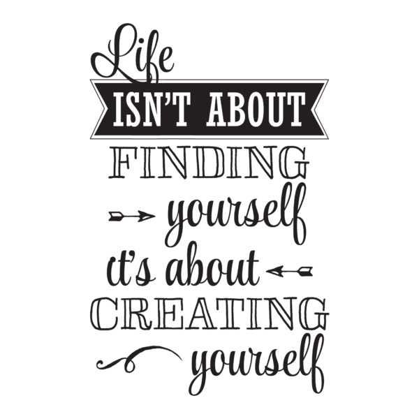 Creating Yourself Wall Quotes™ Decal