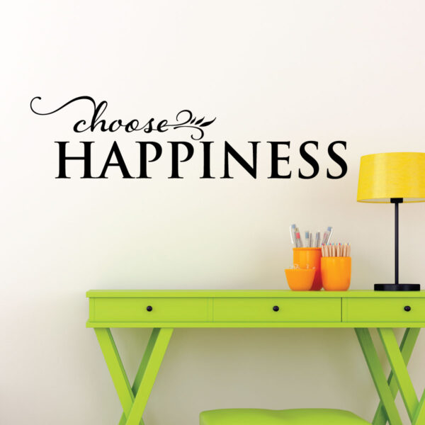 Choose Happiness Wall Quotes™ Decal