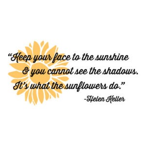 It's What the Sunflowers Do Wall Quotes™ Decal