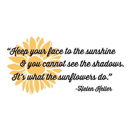 It's What the Sunflowers Do Wall Quotes™ Decal