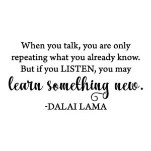 If You Listen Wall Quotes™ Decal
