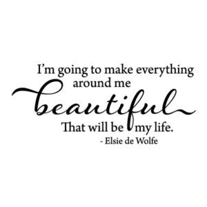 Make Everything Around Me Beautiful Hummingbird Wall Quotes™ Decal