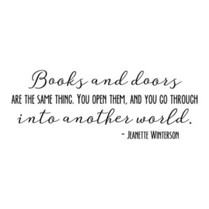 Books and Doors Wall Quotes™ Decal