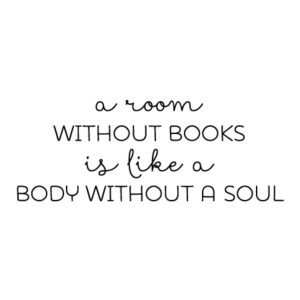 A Room Without Books Wall Quotes™ Decal