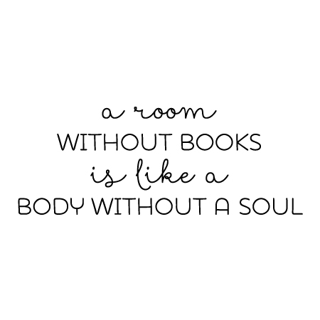 A Room Without Books Wall Quotes™ Decal
