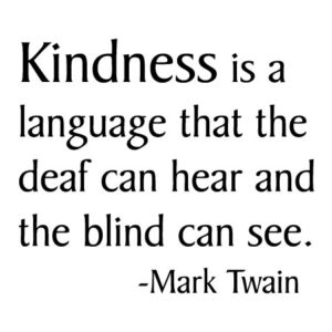 Kindness is a Language Wall Quotes™ Decal