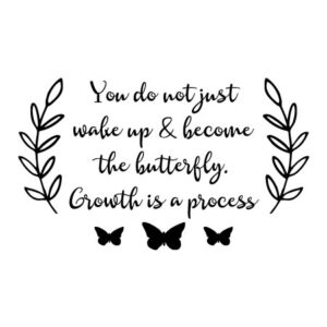 Become The Butterfly Wall Quotes™ Decal