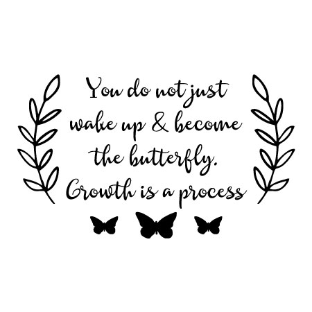 Become The Butterfly Wall Quotes™ Decal