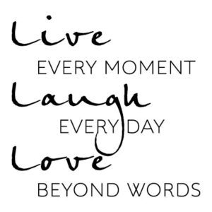 Live Every Moment Wall Quotes™ Decal