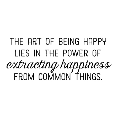 The Art of Being Happy Wall Quotes™ Decak