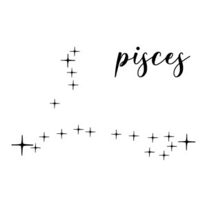 Pisces Zodiac Constellation Wall Quotes™ Decal