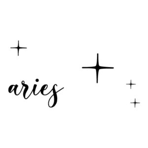 Aries Zodiac Constellation Wall Quotes™ Decal