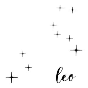 Leo Zodiac Constellation Wall Quotes™ Decal