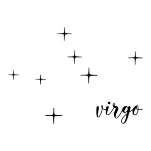 Virgo Zodiac Constellation Wall Quotes™ Decal