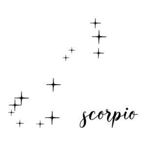 Scorpio Zodiac Constellation Wall Quotes™ Decal